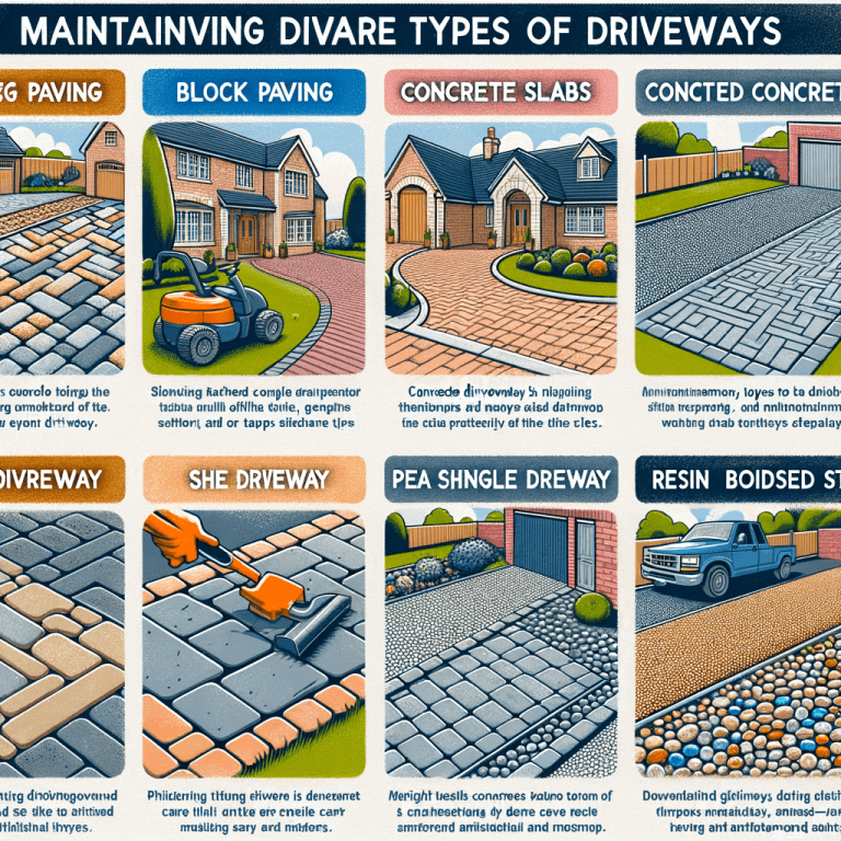 The Ultimate Guide to Maintaining Your Driveway: Block Paving, Concrete Slabs, Printed Concrete, Pea Shingle, and Resin Bonded Stone